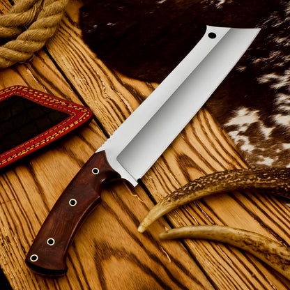 Survival Machete with Sheath for Cutting Trees, for Yard Work and for Bushcrafting Machetes Sickle Heavy Duty Machete for clearing Brush Garden Tools Construction Blade