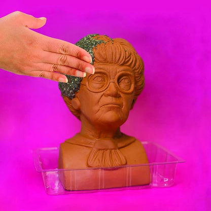 Chia Pet Golden Girls Sophia with Seed Pack, Decorative Pottery Planter, Easy to Do and Fun to Grow, Novelty Gift, Perfect for Any Occasion