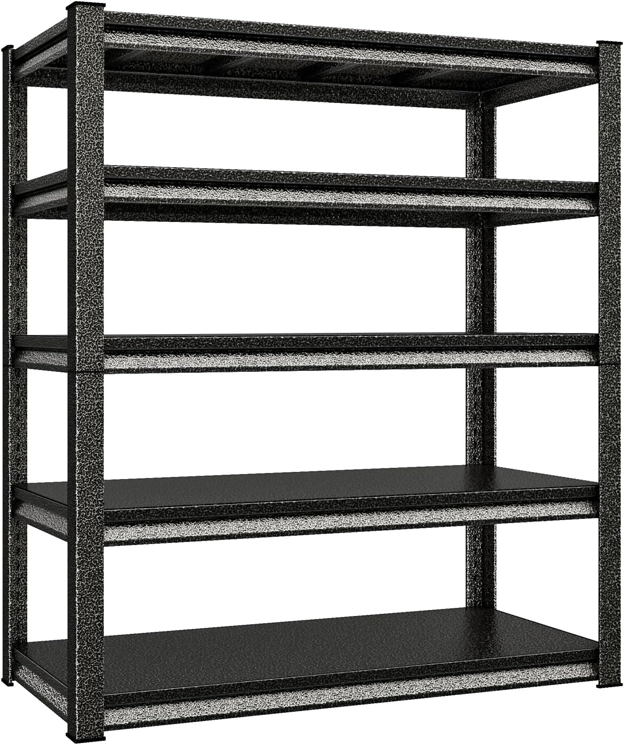 Garage Shelving Heavy Duty，Large Loads Adjustable Garage Storage Shelves, Metal Storage Racks and Shelving Units, Utility Rack Shelves,47.2”W x 24”D x 78”H,Silver
