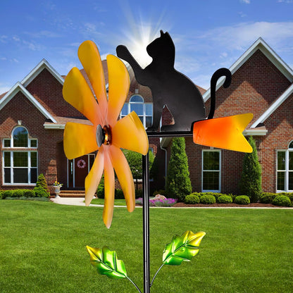 Decorative Garden Stakes Wind Spinners Outdoor Clearance Metal Yard Art Gifts for Women Grandma Mom for Lawn Patio Yard Pathway Driveway Ornaments