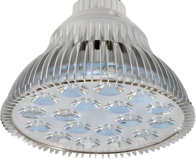 ABI True 26W Red 620-630nm PAR38 LED Grow Light Bulb with Active Cooling for Flowering