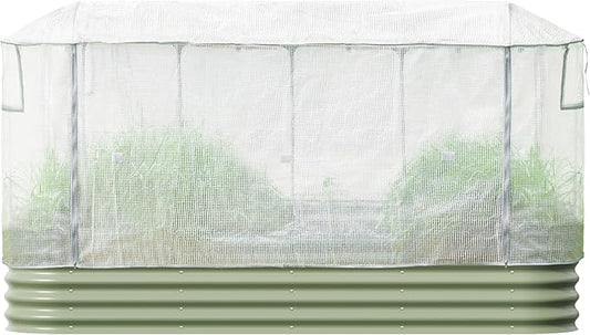 Vego garden Frost Greenhouse Cover System for 3.5' x 5.0' (6 in 1) Garden Bed