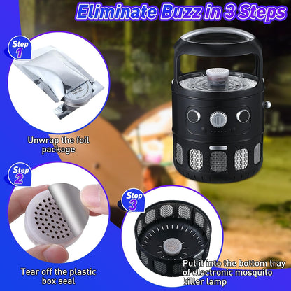 Qualirey 10 Pcs Mosquito Attractant for Bug Zapper, Each Last 60 Day Pest Lure Mosquito Trap Fly Biting Insect Bait Refill High Catch Rate Compatible with DynaTrap and All Insect Trap Indoor Outdoor
