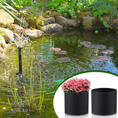 Norme 8 Pcs Aquatic Plant Pots for Pond, Pond Plant Baskets Heavy Duty Fabric Pots for Garden, Aquatic Plants, Bog Plants, Water Lily, Lotus, Flower(8 x 6 Inch)