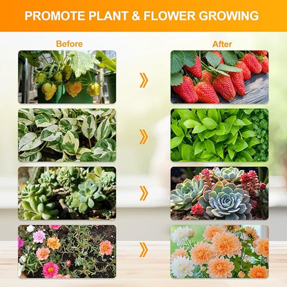 2-Head Grow Light with Stand 50W, FECiDA 2025 Grow Lights for Indoor Plants, Full Spectrum LED Plant Grow Light for Houseplants, Bonsai Tree, 4,8,12,16 Hr Timer and 360° Gooseneck