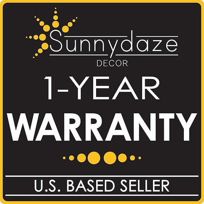 Sunnydaze 10-Inch Gazing Ball for Garden - Glass Gazing Globe for Outside - Garden Orb Yard Decor - Bright Summer Burst