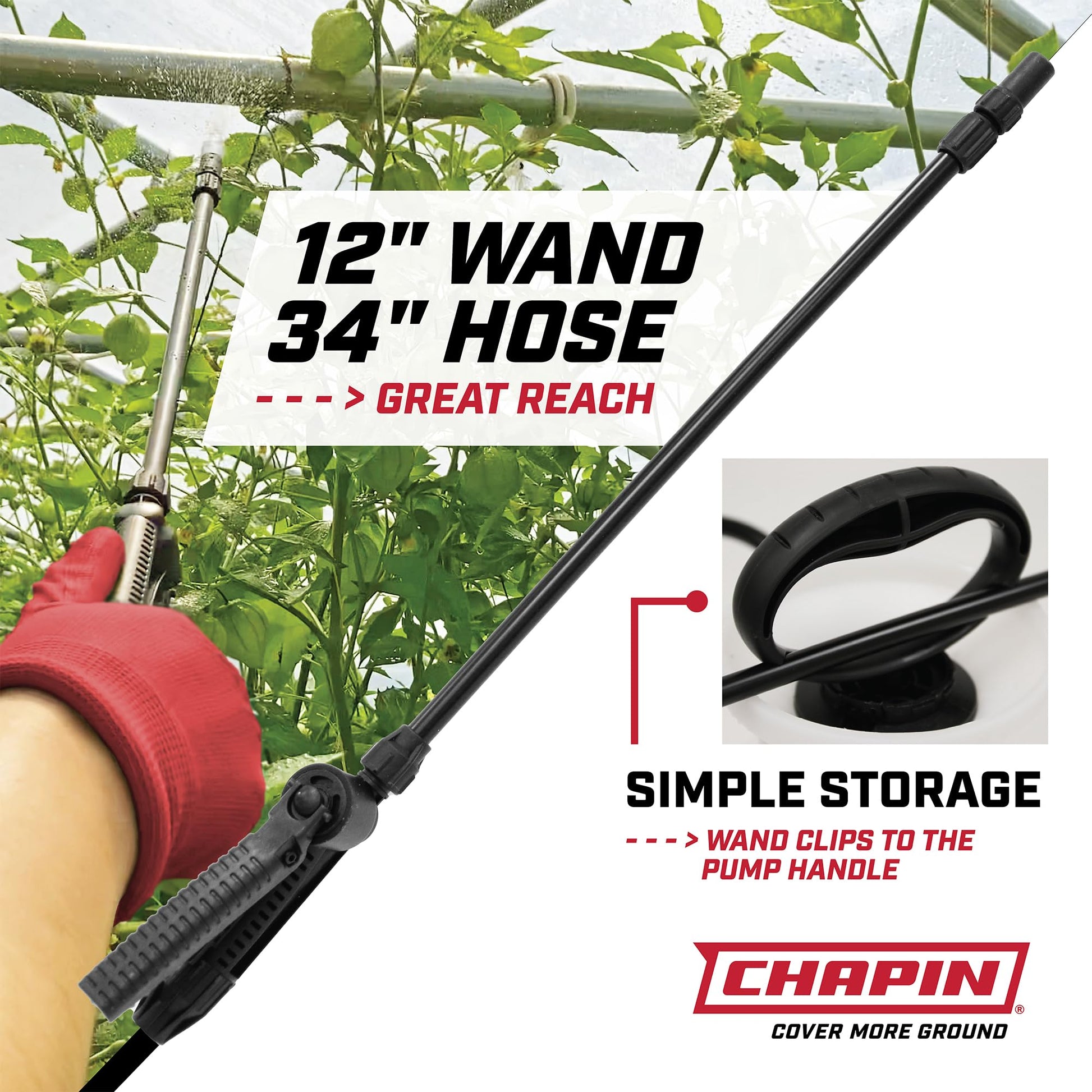 Chapin 1-Gallon Pump Sprayer, Easy Use for Home & Garden, 2pk