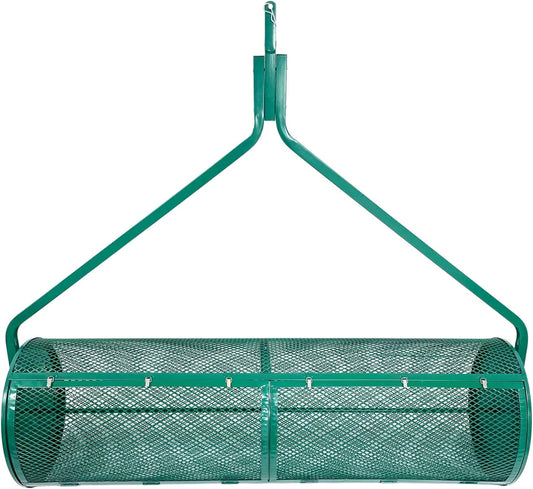LANDZIE Lawn and Garden Spreaders - 60 x 20 Inch Tow-Behind Compost and Peat Moss Spreader for