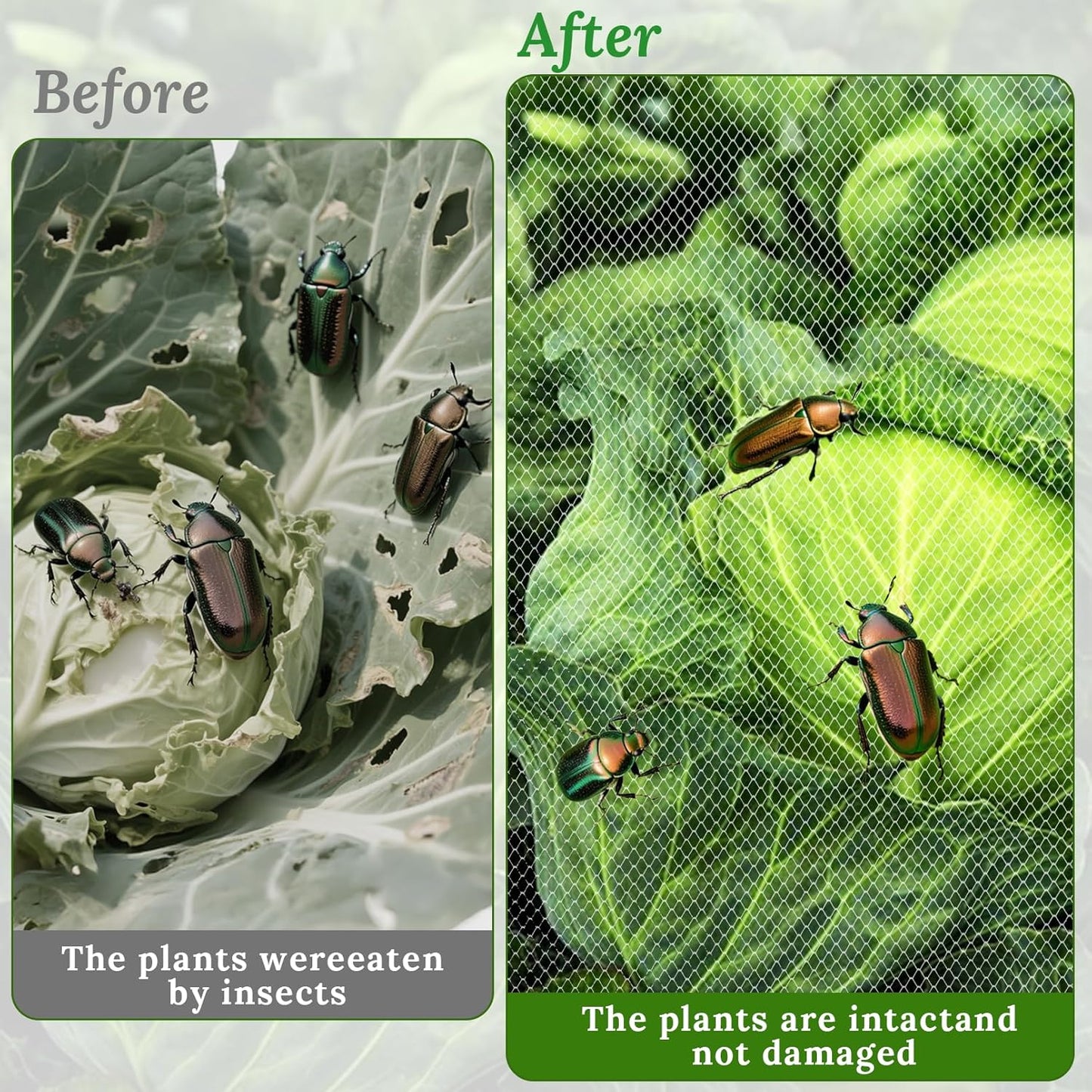 2 Pack Garden Netting for Raised Beds,Durable Ultra Fine Mesh Plant Covers with Drawstring to Keep Small Animals Pest Out,Raised Bed Bird Barrier Screen for Protecting Flowers Vegetables Fruits Crops