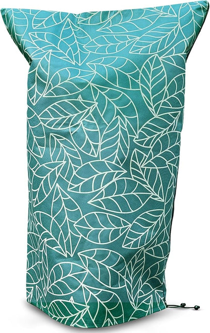 Plant Covers Freeze Protection 59"x91" in 2 Pack | Green Winter Frost Blankets for Outdoor Plants | Reusable Garden Cover Bags with Zipper Drawstring | Cold Weather Shrub Protection Cloth