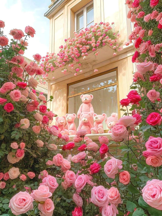 200+ Climbing Rose Seeds for Planting Outdoors - Vibrant Vine Flower, Long-Blooming Ornamental