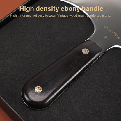 WUTA Leather Cutting Knife Ultra Sharp Round Head Craft Skiving Cutting Tools Round Leathercraft Knife DIY Handmade Senior Leather Tools(3# 5 inches)