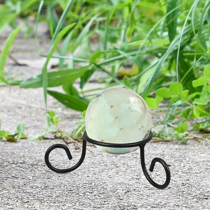 Kichvoe Metal Gazing Ball Stand Garden Crystal Ball Stand Outdoor Gazing Ball Holder Small Vase Stand Pendulum Sphere Display Stand Globe Gem Base Iron Stand Decorations Home Decor