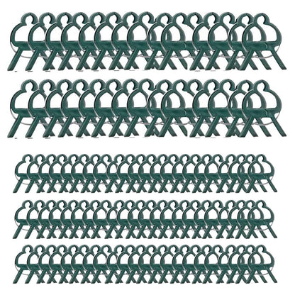 7Queen 80PCS Garden Plant Supports Clips, 2 Sizes Adjusting Reusable Plant Clips for Supporting