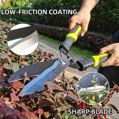 Loppers Hedge Clippers & Pruners Combo Set 3-Piece Hedge Shears, Sharp Tree Trimmer Branch Cutter for Yard, Lawn & Garden, Professional Tree Clippers Yard Clippers for Indoor & Outdoor Gardening