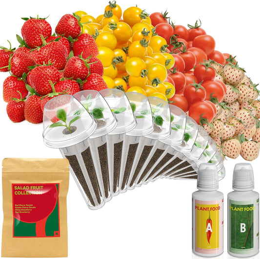 inbloom Strawberry & Tomato Seed Pod Kit for AeroGarden, Ahopegarden, GARDENCUBE, iDoo, MUFGA