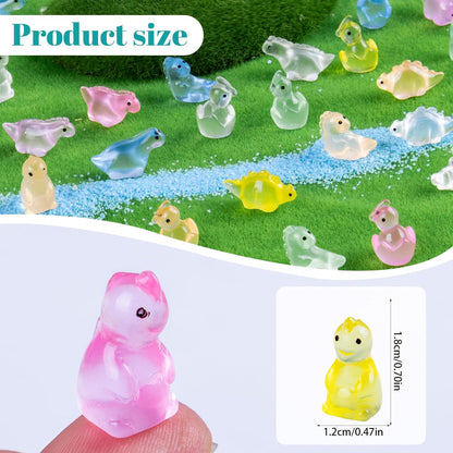 80 Pcs Mini Resin Dinosaur Variety Tiny Animals Figures Miniature Little Small Dinosaurs Figurines Bulk for Micro Fairy Garden Landscape Accessories Hide Crafts Decor