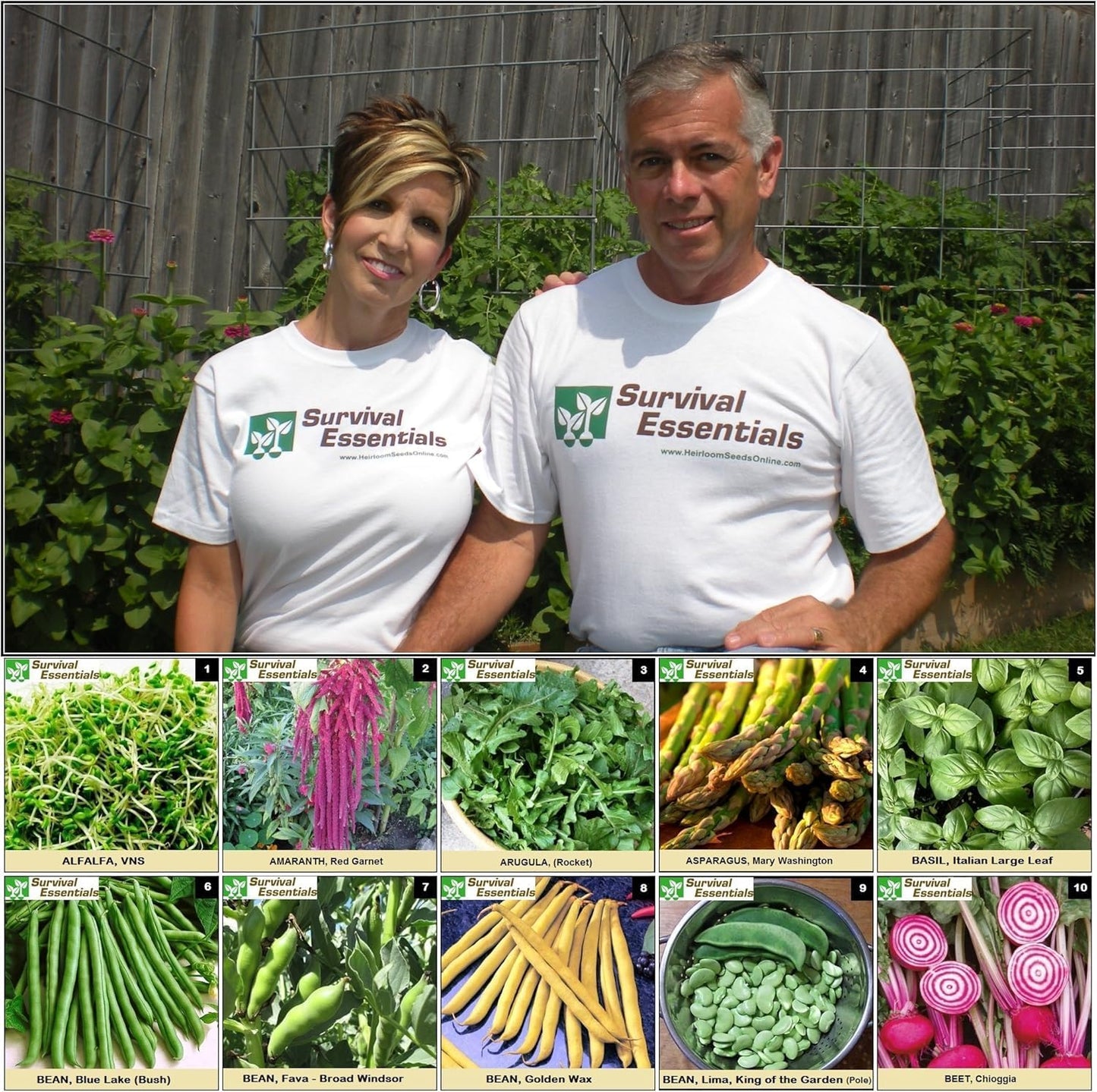 Heirloom Seeds for Planting Vegetables and Fruits - Survival Essentials 135 Variety Seed Vault - Medicinal Herb Seeds - Grow Healthy Non-GMO Food