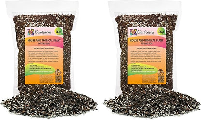 House Plant and Tropical Plant Potting Soil - Re-Potting Soil for All Types of Indoor House Plants - 10 Quart