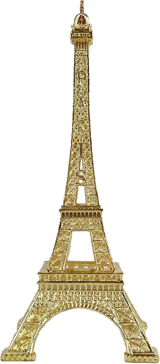 allgala Eiffel Tower Statue Decor Alloy Metal, and Size (07", Gold)