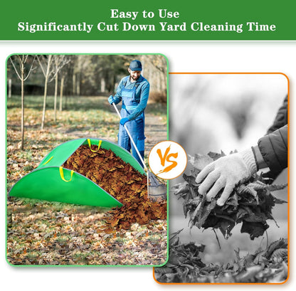 Leaf Collector, Foldable Leaf Bags, Portable Pop Up Lawn and Leaf Collector, Patent Number D1005635, Reusable Yard Garden Bags for Leaves Lawn Trash