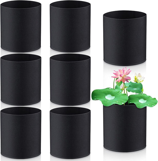 Norme 8 Pcs Aquatic Plant Pots for Pond, Pond Plant Baskets Heavy Duty Fabric Pots for Garden, Aquatic Plants, Bog Plants, Water Lily, Lotus, Flower(6 x 6 Inch)