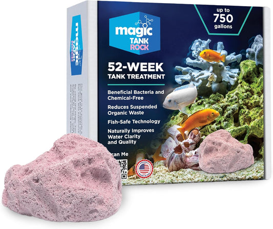 Fish Tank Rocks for Enhancing Water Clarity with Your Regular Cleaning Routine, Fish Friendly Aquarium Rocks, All Natural Aquarium Decor, Small, Up to 750 Gallons