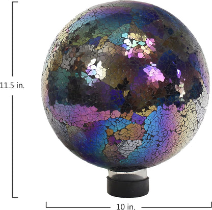 Echo Valley 8196 10-Inch Mosaic Glass Gazing Globe, Arco Iris