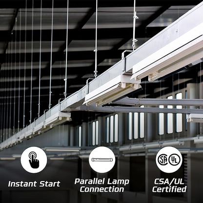 10 Pack - Replacement for ICN-2P32-SC 1 & 2 Lamp T8 Fluorescent Electronic Ballast - 120-277 Volt - Instant Start - UL Approved