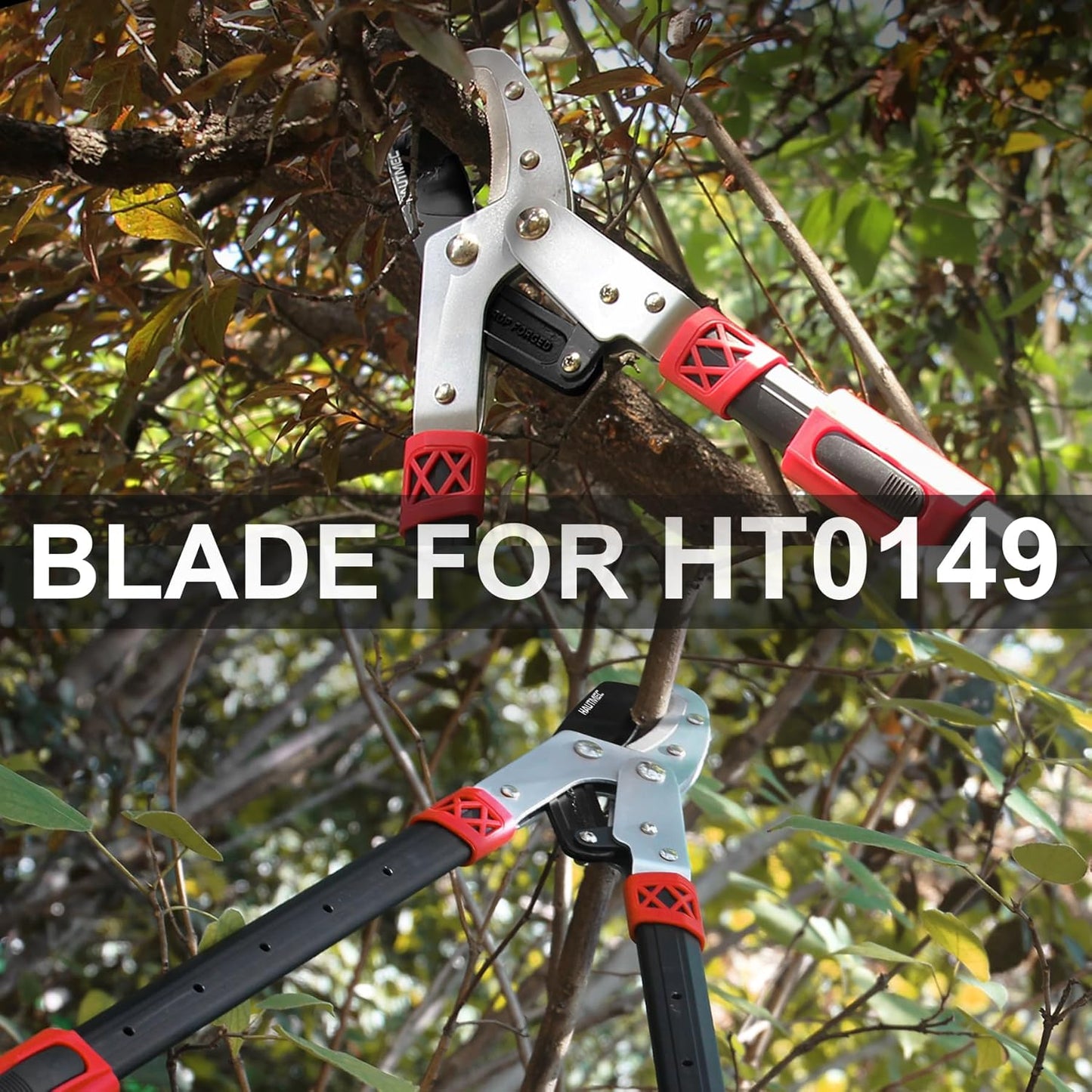 HAUTMEC Replacement Blade for Telescopic Anvil Loppers HT0149, High Carbon Steel, Low-Friction Teflon Coating, HT0460