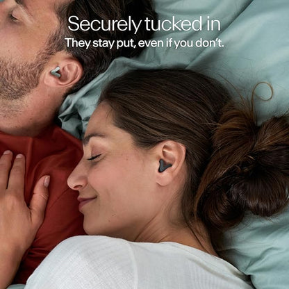 Alpine Silence Earplugs for Sleep, Focus & Travel - V-Shape Snug Fit & Soft Oval Tips – 4 Sizes