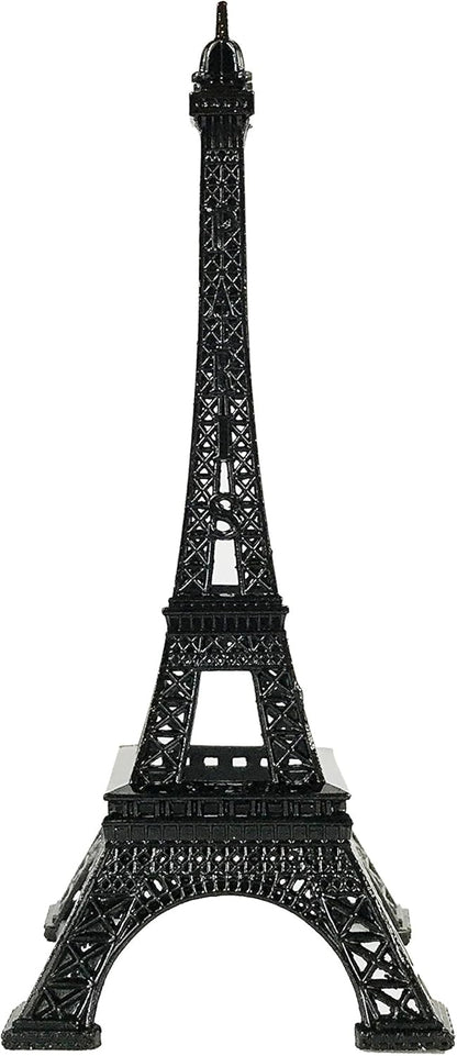 allgala 7" Eiffel Tower Statue Decor Alloy Metal, Black