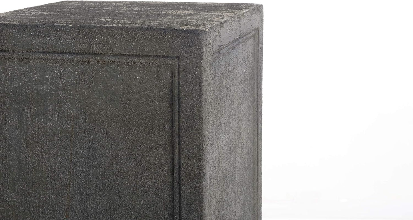 Alfresco Home Contadina Pedestal, Regular, Stromcloud Finish
