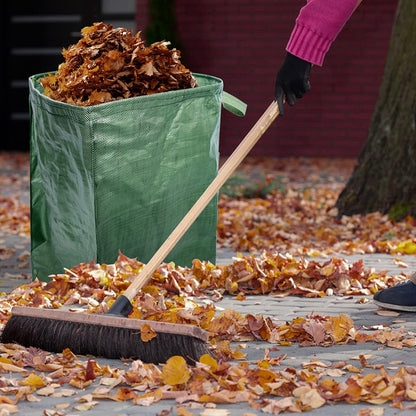 kingsea 2 Pack Yard Waste Bags, Large Yard Dustpan-Type Garden Bag, 53 Gallons Heavy Duty Lawn Pool Garden Leaf Bag for Collecting Leaves Grass Clippings Yard Debris