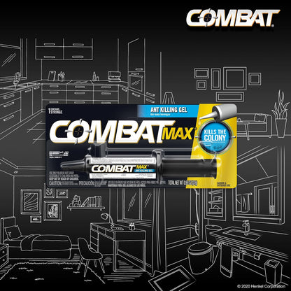 Combat Indoor and Outdoor Ant Killing Gel, 27 Gram (Pack of 12)