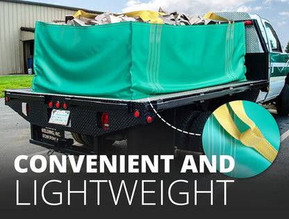 Skywin Dumpster Bag, 2 Pack Foldable and Reusable Trash Bag for Waste Management, Multiple Times Use During Renovations Tear Resistant and Can Hold Up to 3,500 lbs (Green)