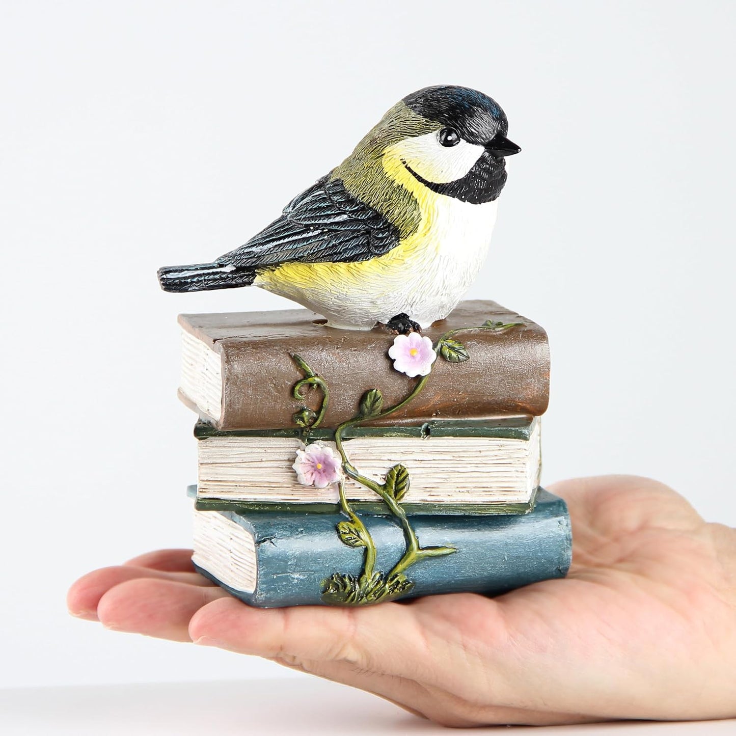 Bird Statue for Garden Decorations,Garden Sculptures & Statues,Animal Bird Figurine for Indoor Outdoor Backyard Yard Porch Patio Lawn Outside Home Shelf Decor Accent,Bird Ornament