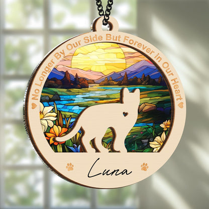 Cat Memorial Ornaments, Christmas Xmas Tree Ornament Window Hanging Car Sympathy Gift for Loss of Pet Bereavement Keepsake Remembrance Gifts for Cat Lovers Holiday Decoration PO235