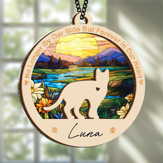 Cat Memorial Ornaments, Christmas Xmas Tree Ornament Window Hanging Car Sympathy Gift for Loss of