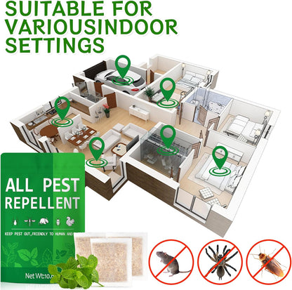 Rodent Mice Repellent, Peppermint Oil Mouse Repellent Balls for Rats Deterrent, Keep Rat Mice Mouse Rodent Out of Indoor House Outdoor Car Engines RV Garage, Humans Pets Safe