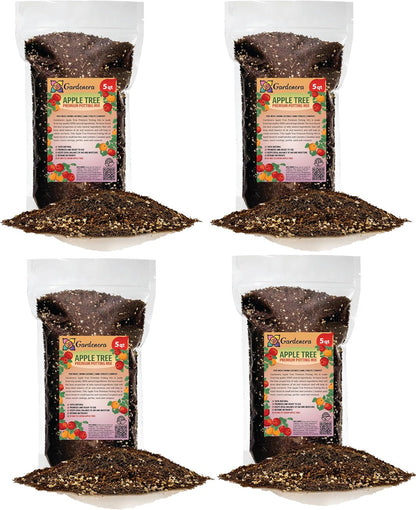 Gardenera Premium Apple Potting Soil Mix - Optimal Nutrient-Rich Blend for Thriving and Juicy Apples - 20 Quart