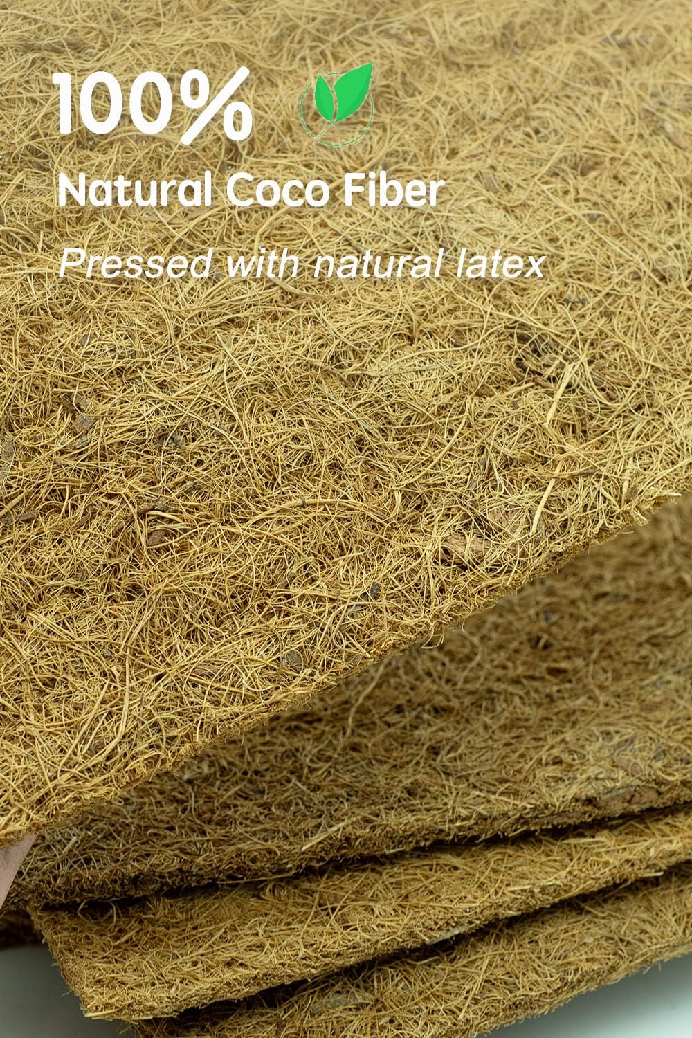 Coco Liner Roll, Extra Large 24x160 inch Natural Coconut Liners for Planter Flower Basket, Natural Coconut Fiber mat, Garden Decoration, Animal pet pad, Reptile Carpet