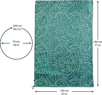 Plant Covers Freeze Protection 47"x71" in 2 Pack | Green Winter Frost Blankets for Outdoor Plants | Reusable Garden Cover Bags with Zipper Drawstring | Cold Weather Shrub Protection Cloth