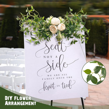 Eucalyptus Stems 32"Fake Plants Eucalyptus Greenery For Vase Artificial Plants Indoor Bay Leaves Bathroom Decor Fake Leaves Greenery Stems Eucalyptus Leaves Dining Room Decor Nordic Decor(4pcs)