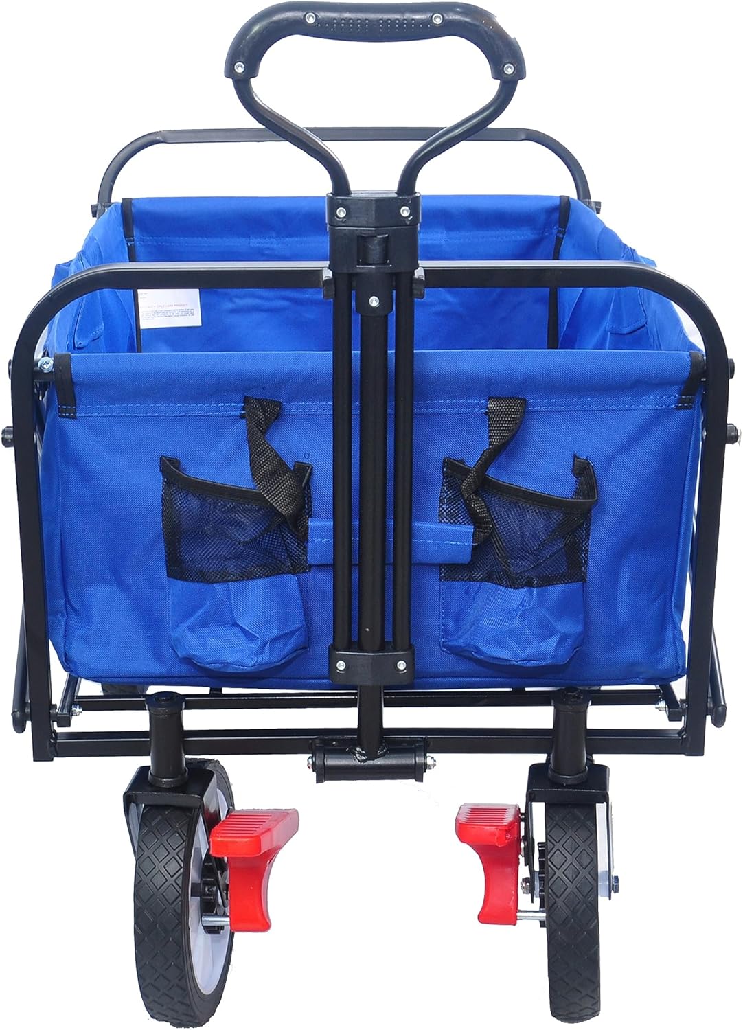 Folding cart That Does not Need to be Assembled Station Wagon, Grocery cart (Blue Colour Big cart)