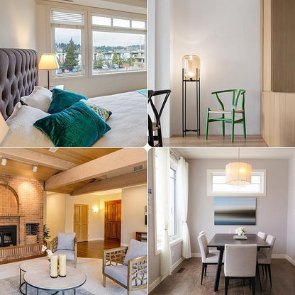 SANSI 350W Equivalent A21 LED Light Bulbs, 5500 Lumens 3000K Light Bulbs, Non-Dimmable E26 Bulb w/Ceramic Technology, 22.5 Years Lifetime, 36W Power Energy Saving LED Bulb for Home Workspace