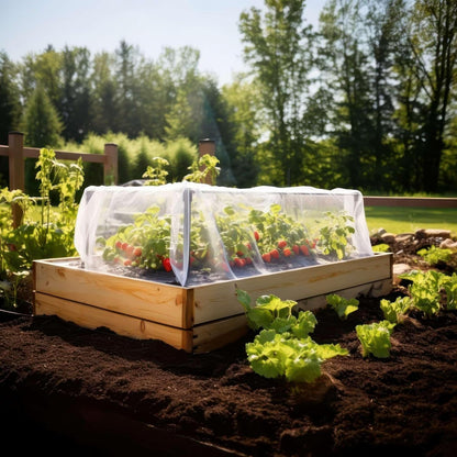 Garden Netting for Bird, Insect and Bug Cover 10x30FT | Multiple Size White Mesh Fabric Mosquito Net for Fruit & Vegetable Protection | Agricultural Strawberry, BlackBerry & Berry Plant Barrier