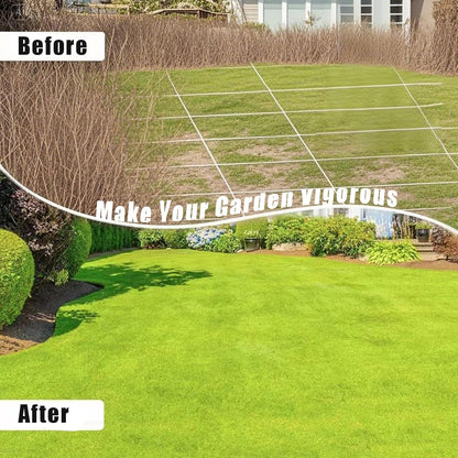Lawn Aerator Garden Tool with Soil Core Tray, 3 in 1 Manual Grass Plug Air Aerator with Spike Tool and Half Moon Edging Tool, Coring Aeration for Lawn Yard Care