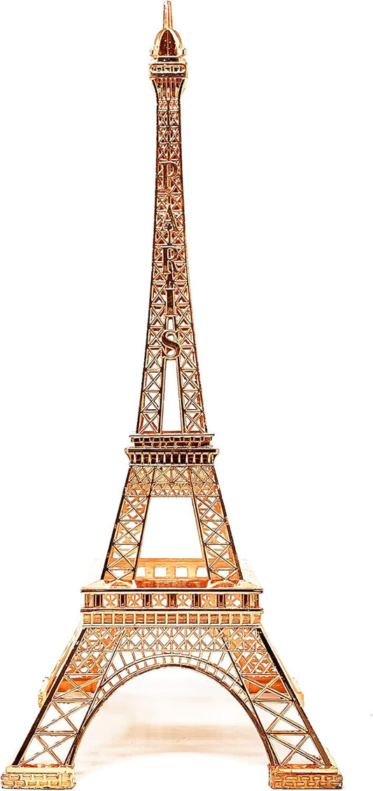 allgala 19 Inch 48CM Eiffel Tower Statue Decor Alloy Metal-Rose Gold (EF19-86196)