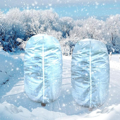 7.9×5.9FT Tree Covers for Winter, Plant Covers Freeze Protection with Drawstring and Zipper, Frost Cloths for Outdoor Plants (White)